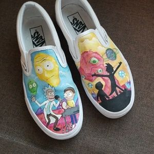 rick and morty vans old skool